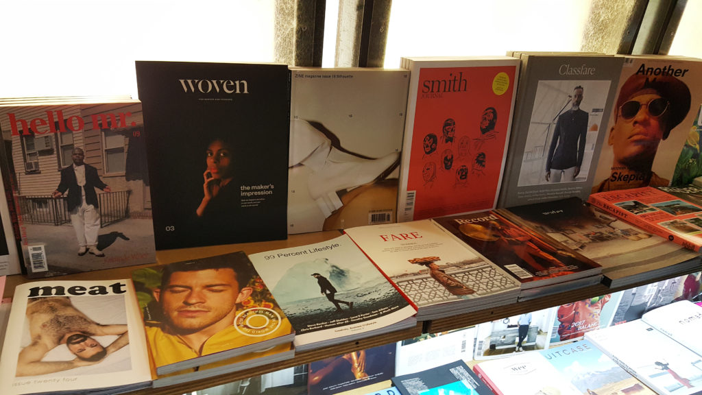 A selection of magazines in Magma