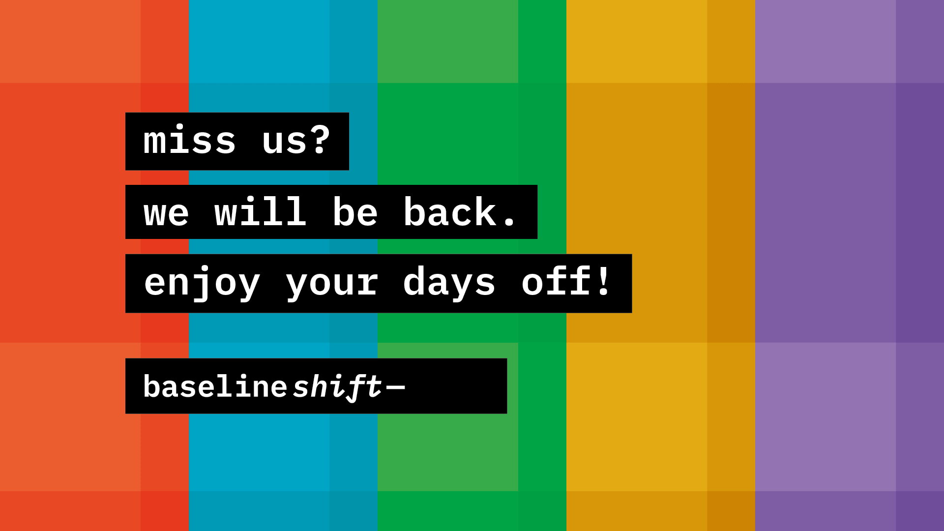 Baseline shift animations 202021 Typography & Graphic Communication