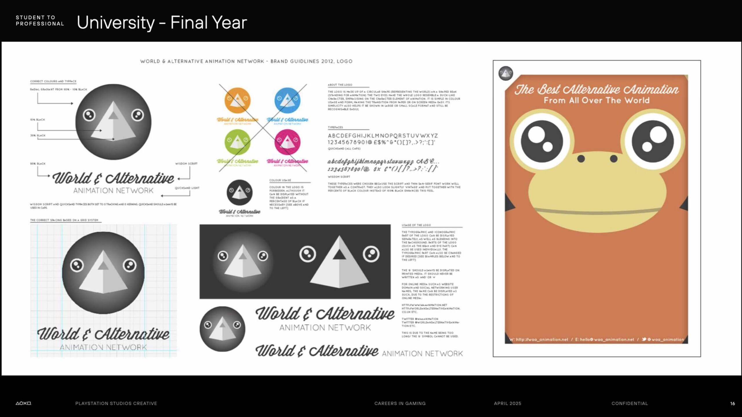 Chris's 'World and Alternative' final year project