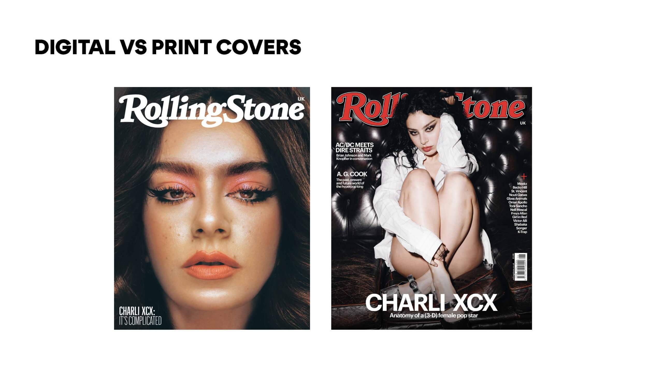 Digital vs print cover