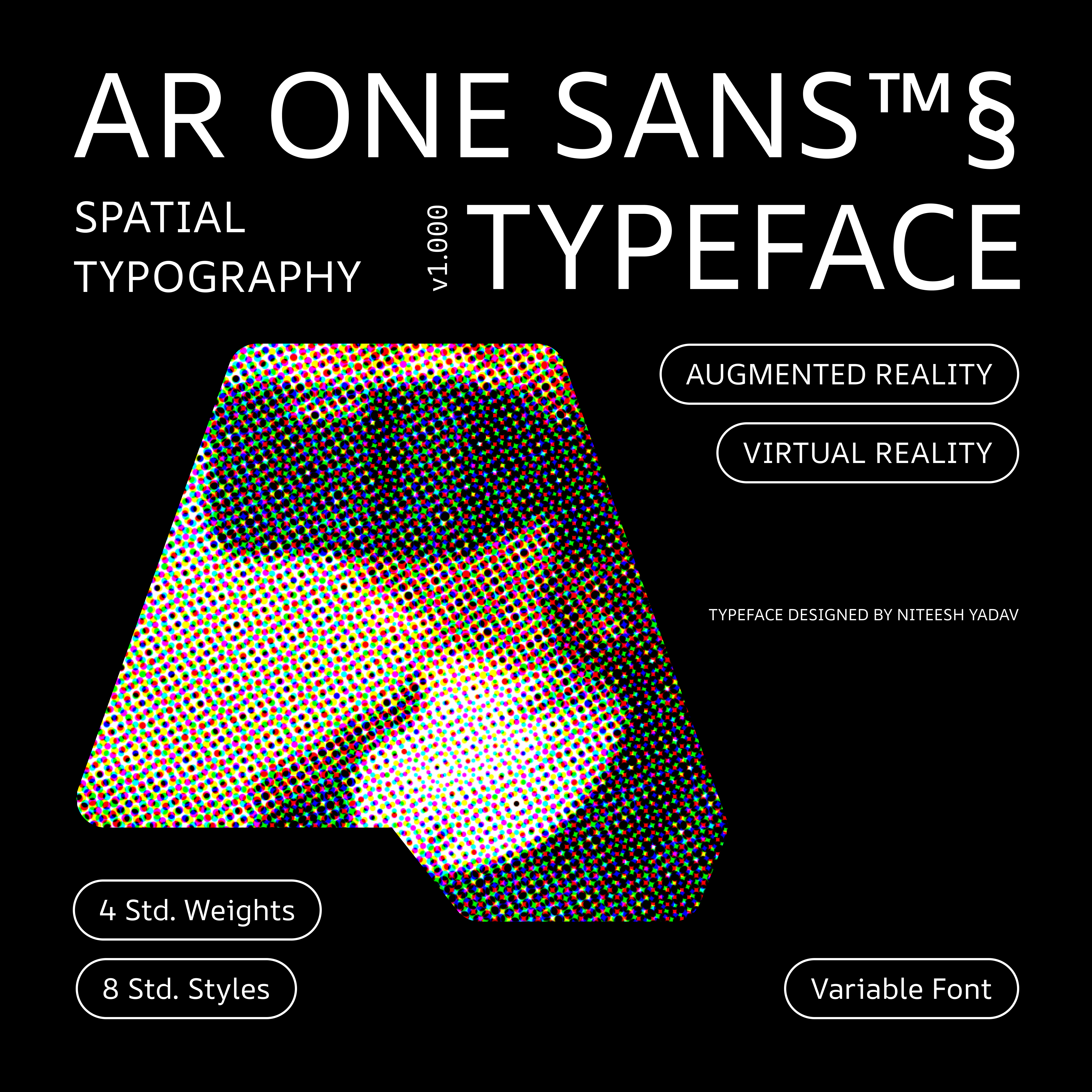 Niteesh Yadav AR One sans typeface