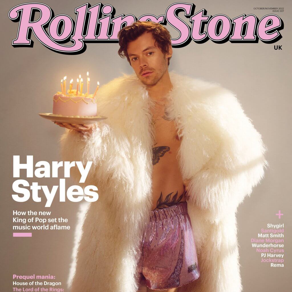 Rolling Stone cover featuring Harry Styles