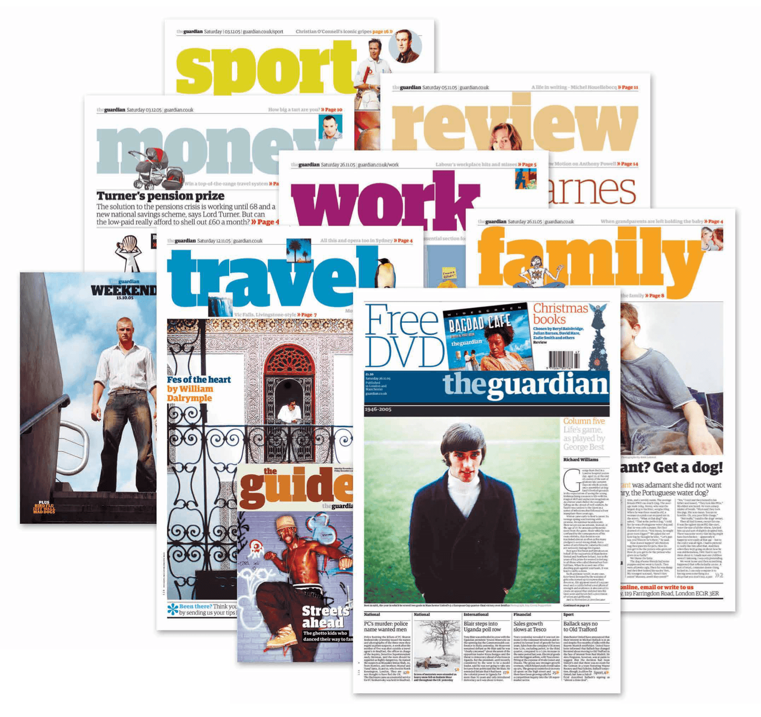 Paul and Christian Schwarz's typeface used in the redesign of The Guardian