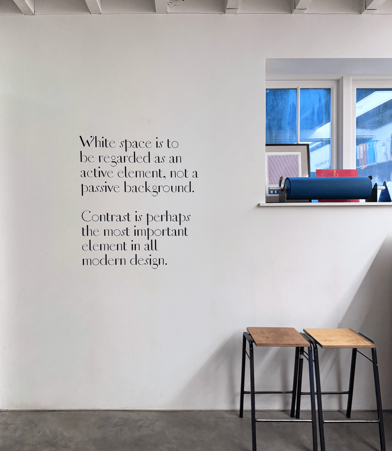 Jan Tschichold exhibition hosted by Paul and Fraser Muggeridge