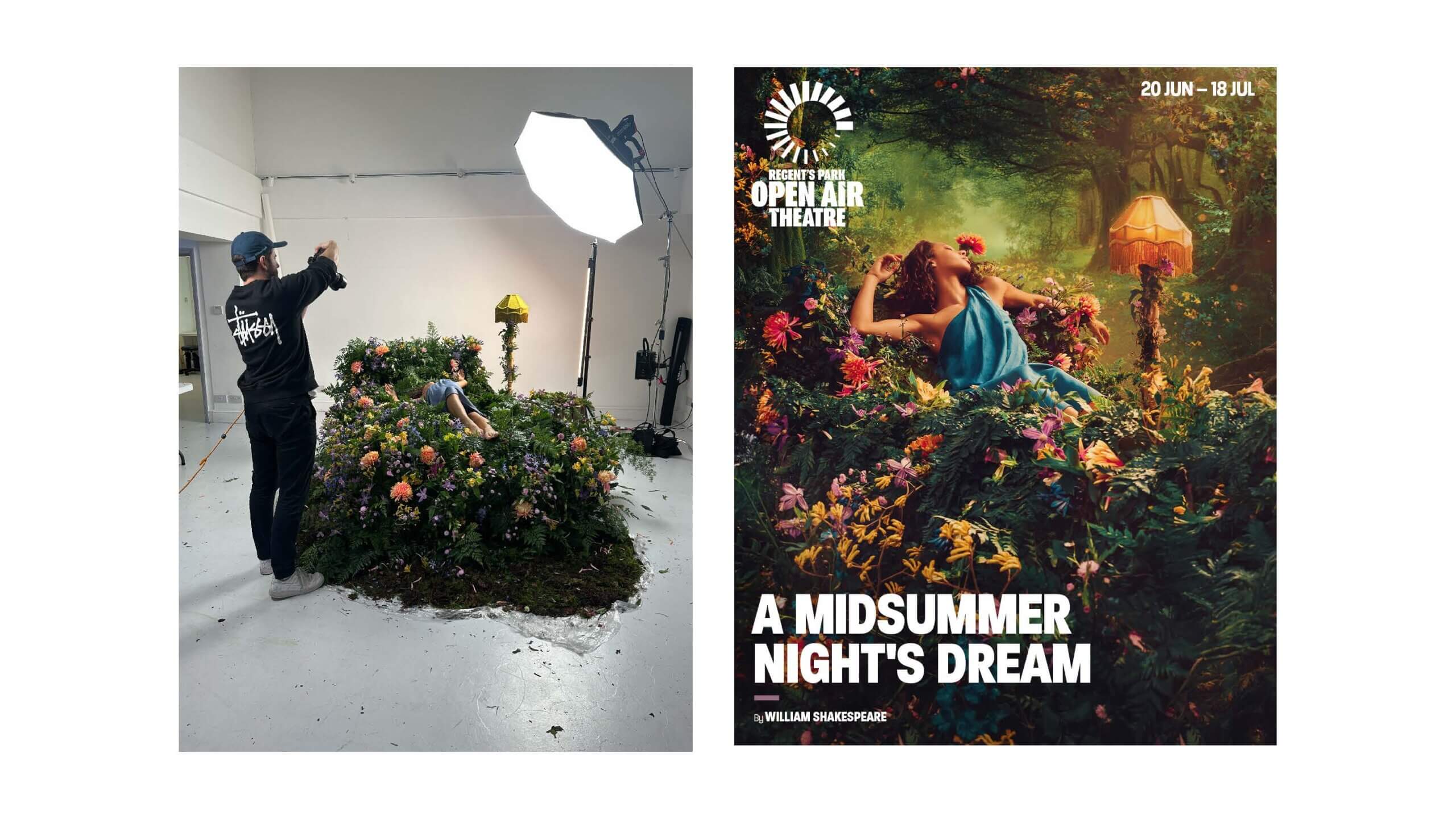 Final shoot and theatre poster for Midsummer Night’s Dream