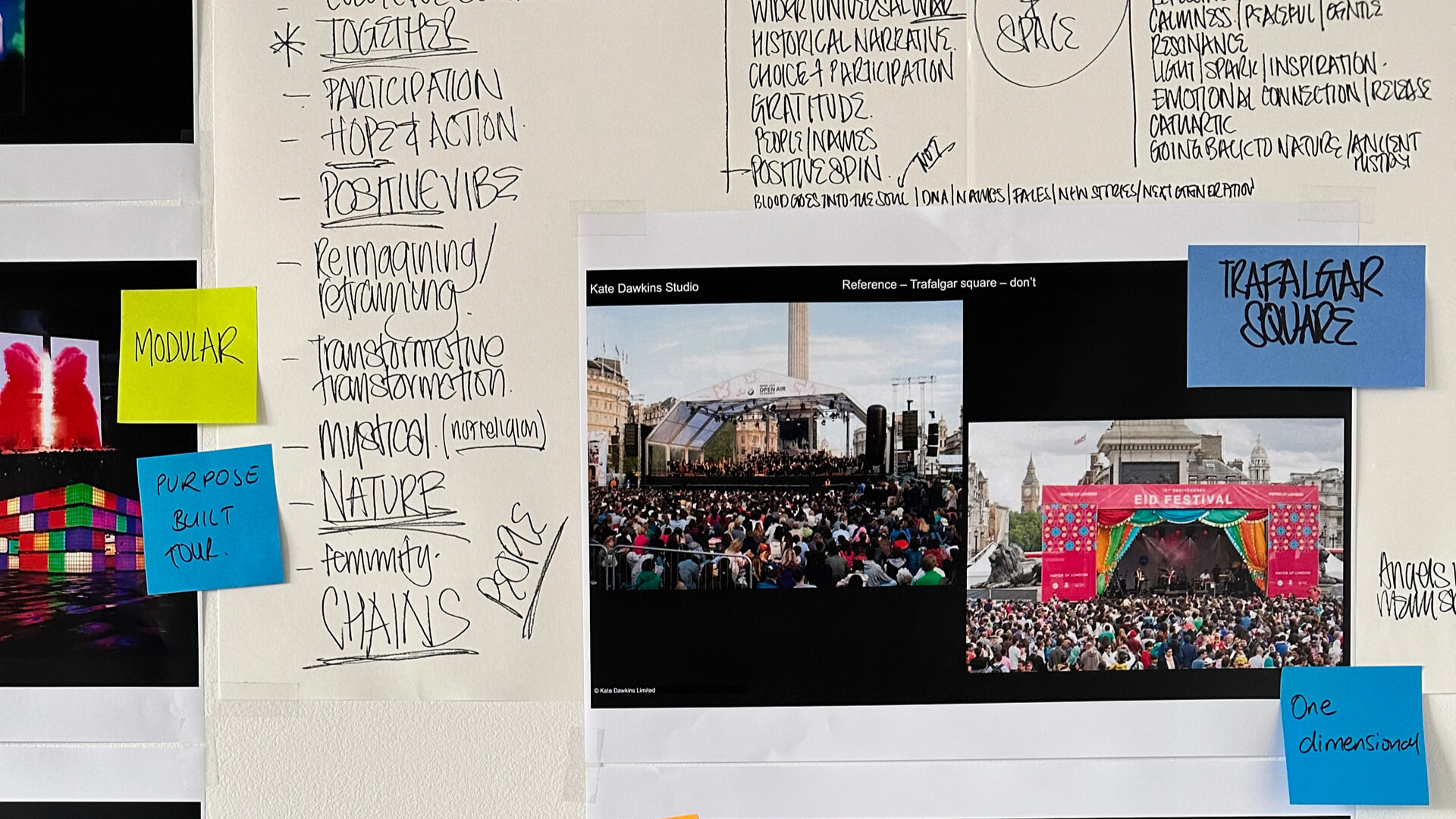 Kate's concept storyboarding