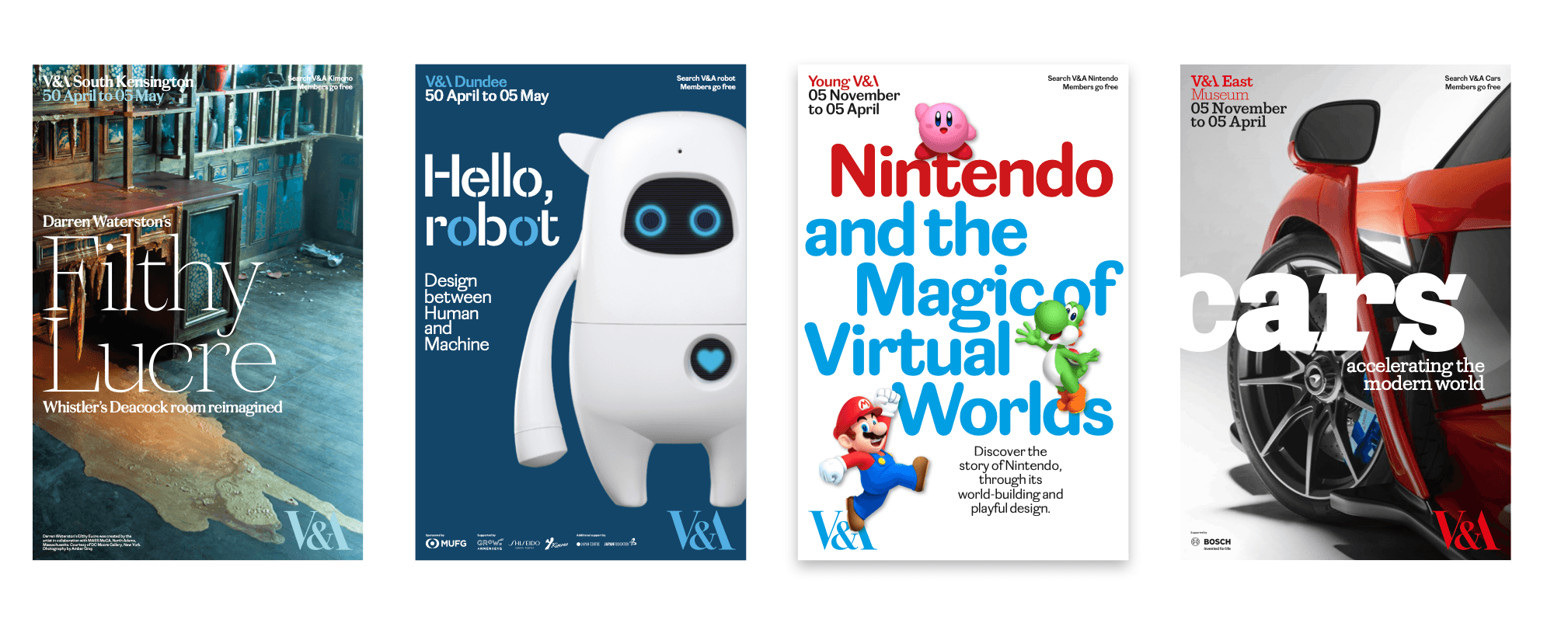 Commercial Type's variable typeface pitched for the rebrand of The V&A