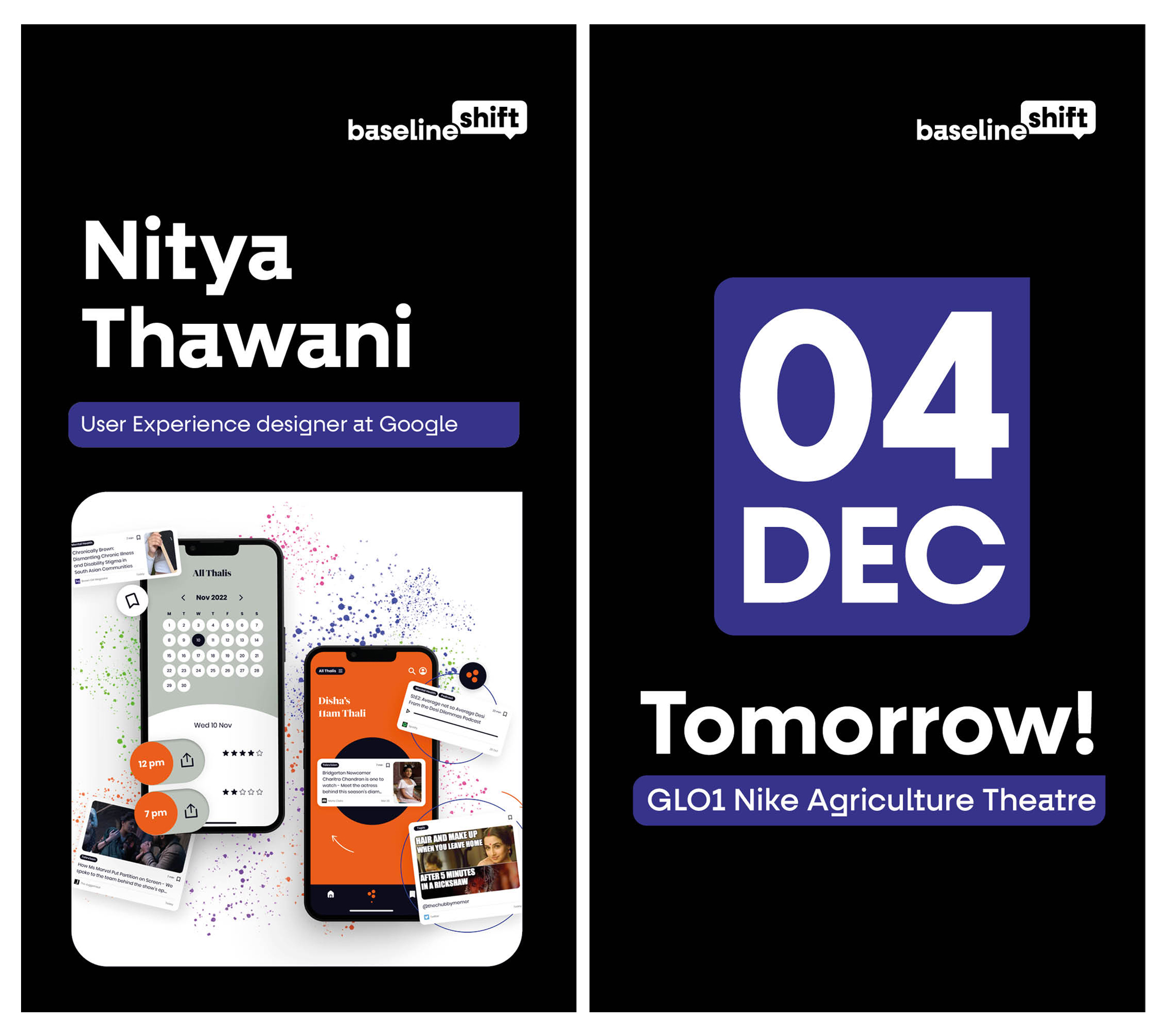 Baseline Shift reminder Instagram story (Nitya Thawani)