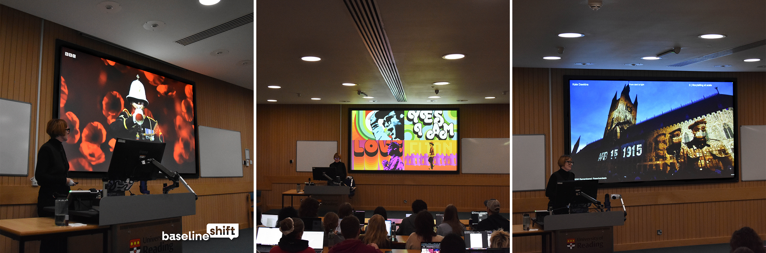 Baseline Shift speaker carousel Instagram post (Kate Dawkins)